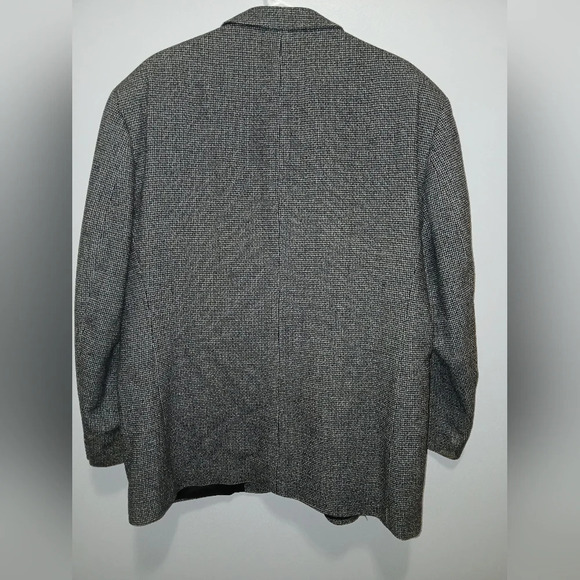 GIANFRANCO RUFFINI men's 46 R cashmere blend herringbone blazer Italy - Picture 6 of 13